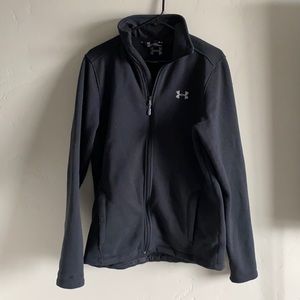 Black Under Armour zip up sweatshirt